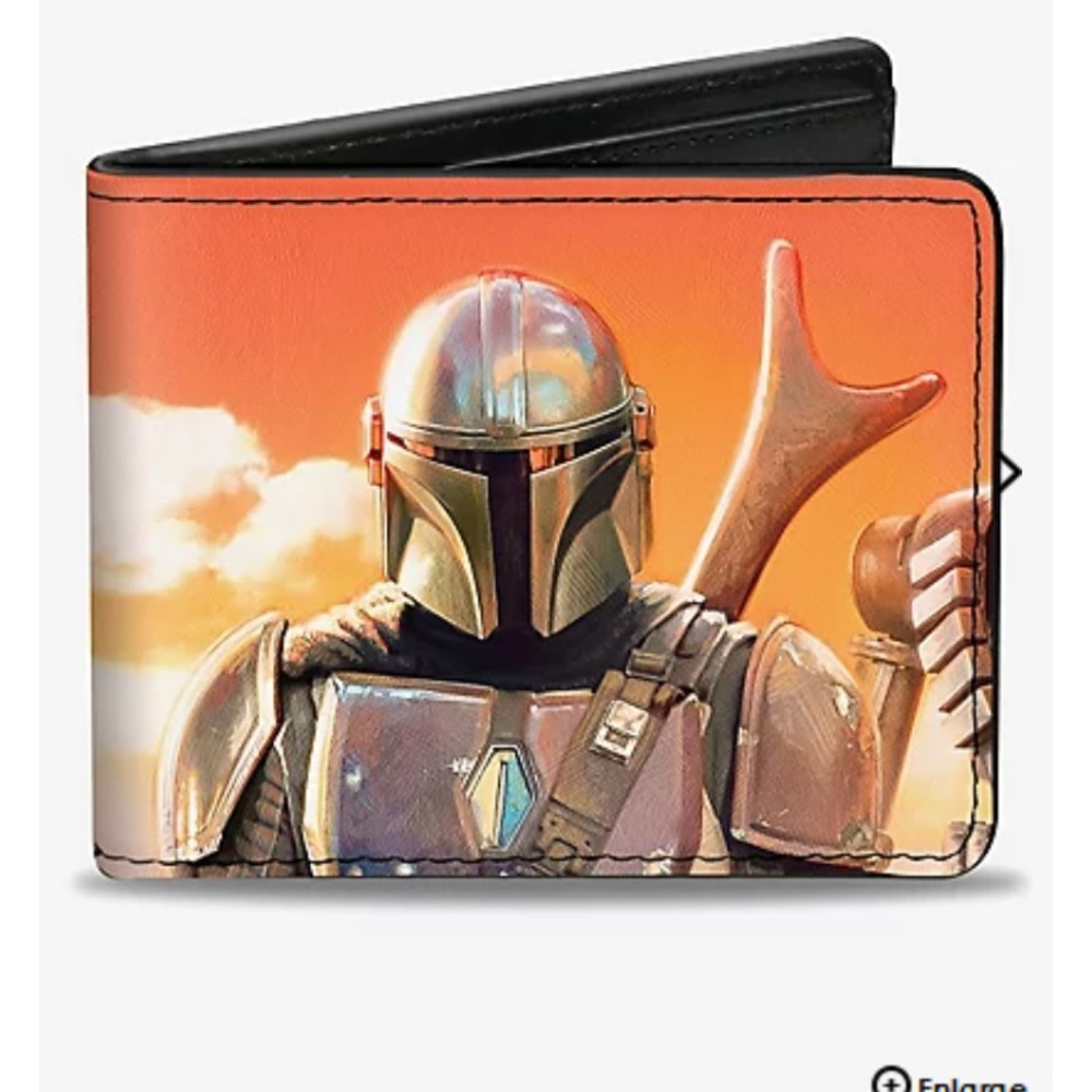NWOT HT Star Wars Bounty Hunter Bifold Wallet